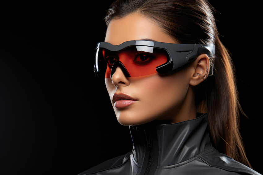 Revolutionizing wearables woman showcasing innovation