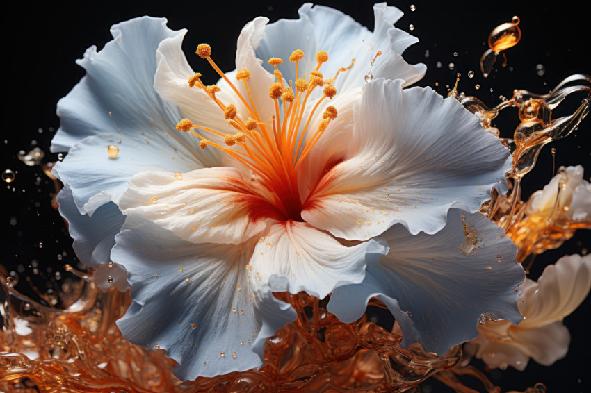 Capturing the swift blossoming of a flower as it responds to environmental shifts