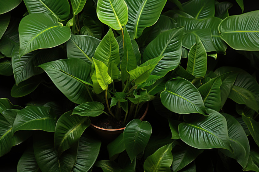 Messages promoting positive environmental actions creatively written on fresh leaves