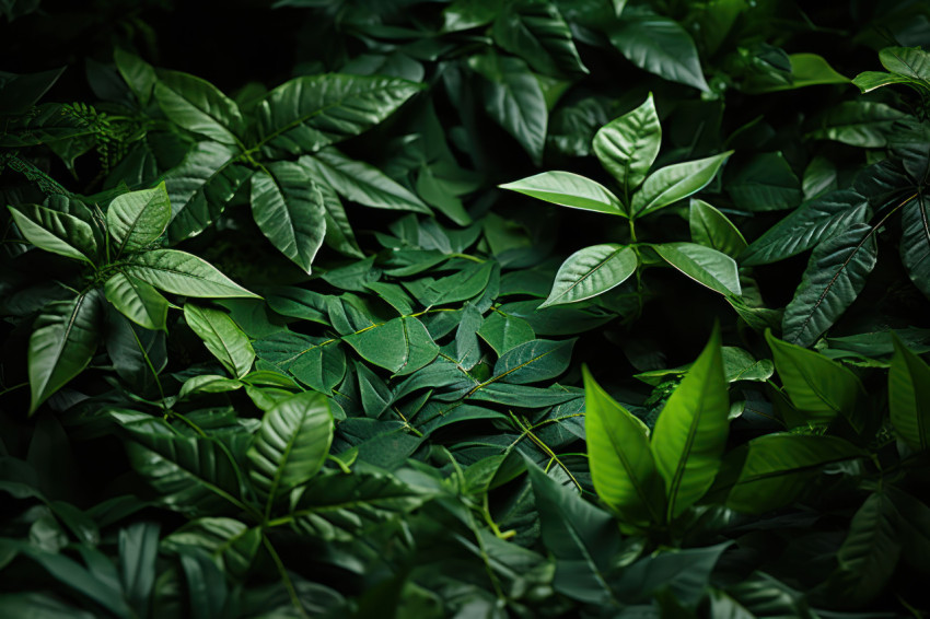 A green leaf puzzle showcasing the harmonious connection within nature