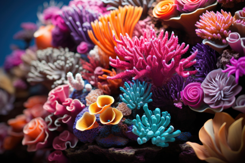 Discover the beauty and diversity of a living coral garden