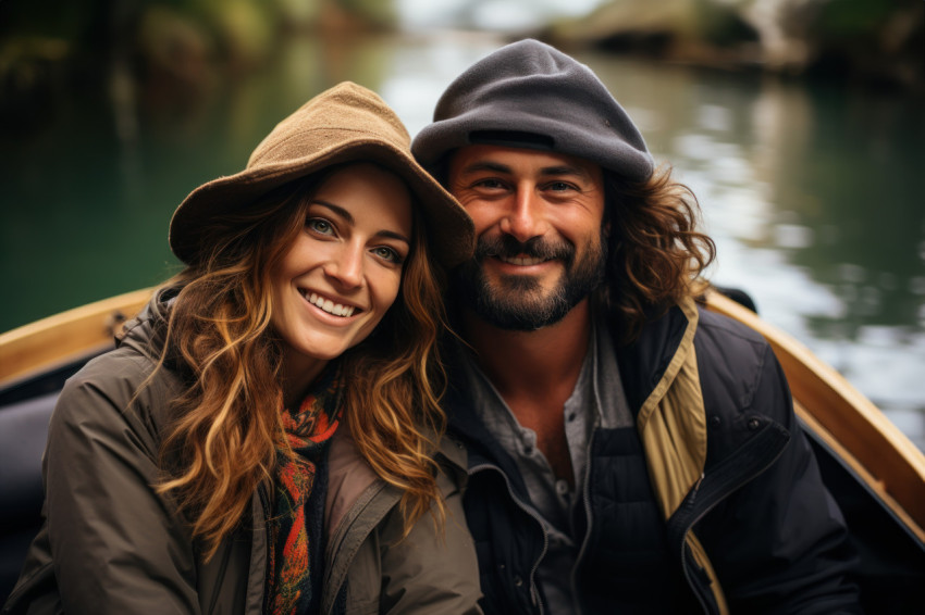 A couple shares a magical gondola ride through the historic canals