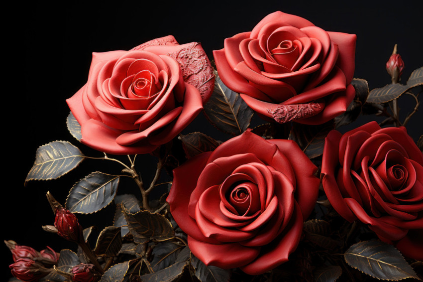 Red roses symbolizing precious shared experiences