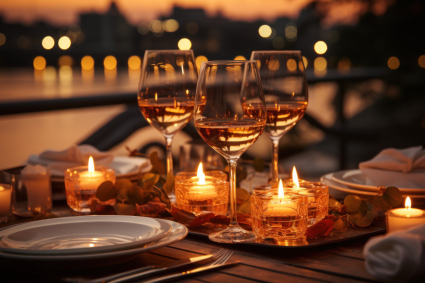 Candlelit dinner cruise offering a scenic experience