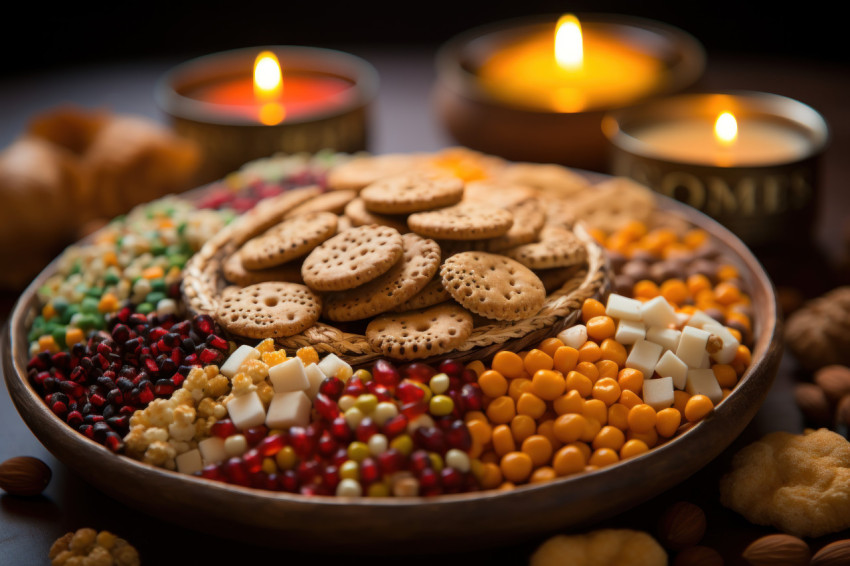 Celebrating lohri with a delightful spread of snacks and sweets