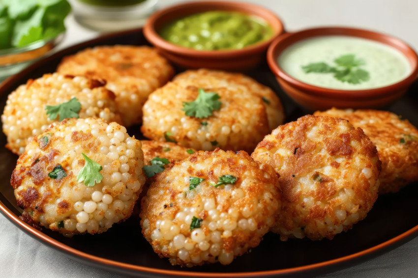 Enjoy the crispy delight of sabudana vada a popular north indian street food