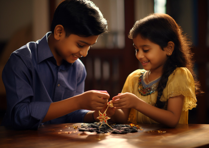 Sappy rohipreek pooja brother and sister tying rakhi to brother