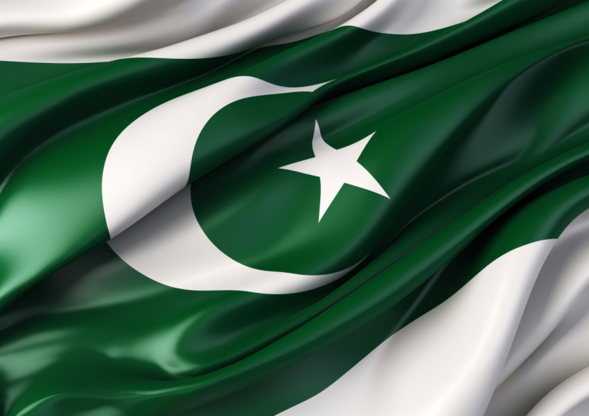 a picture of pakistani flag