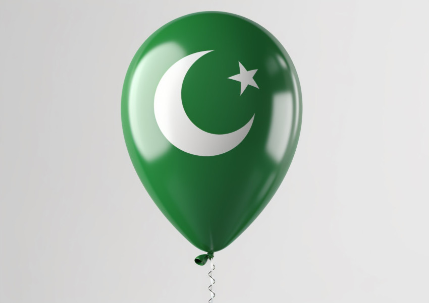 pakistan flag 3d balloon