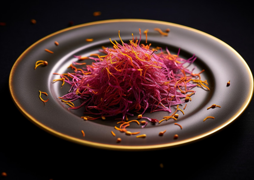 Small Dish of Saffron with Seed