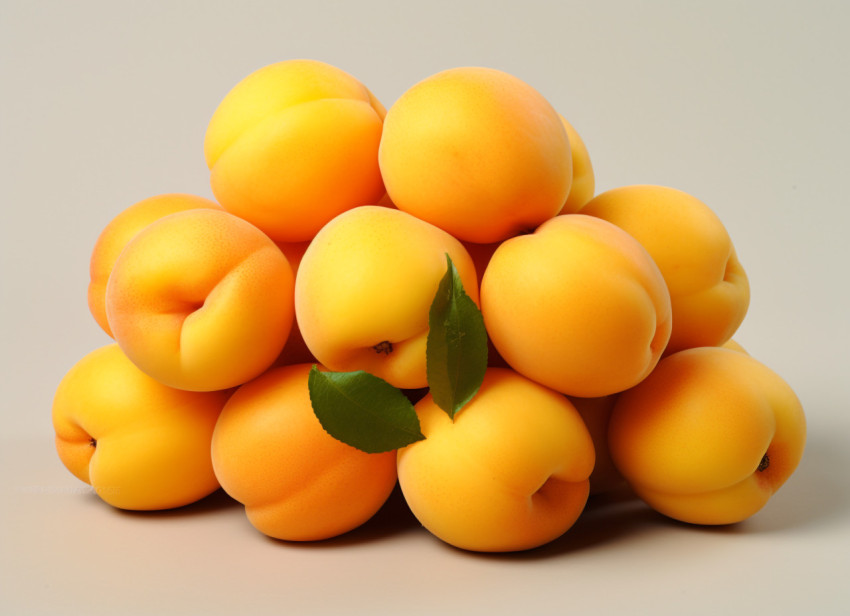 Juicy Apricots in Bunch