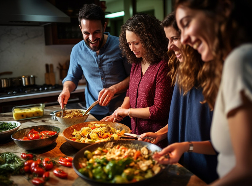 Cooking Dinner with Friends