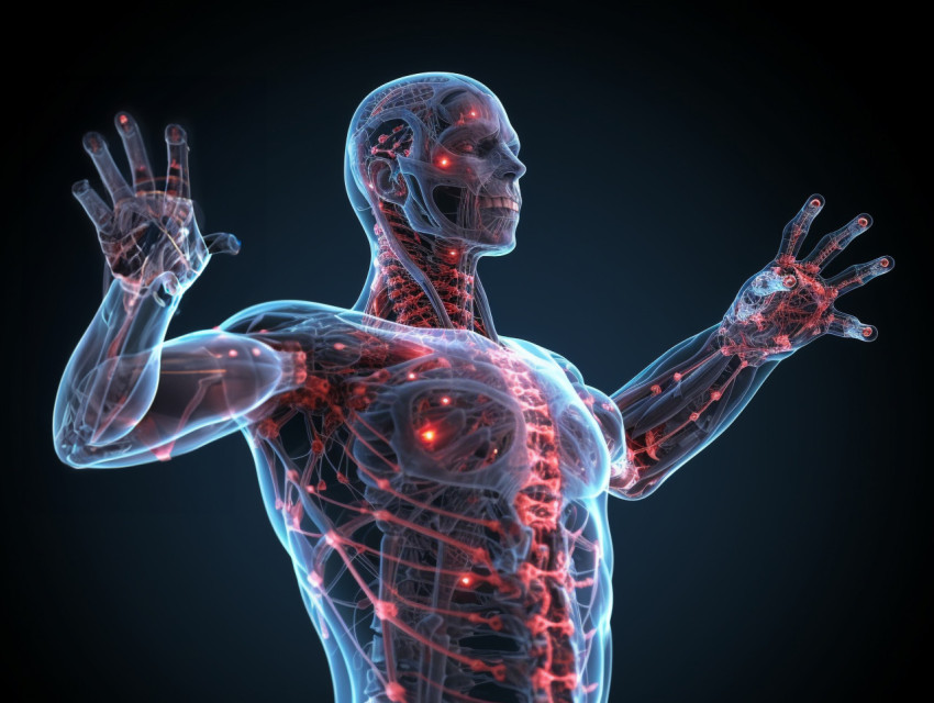 Photo the human body, Health and Medical stock image