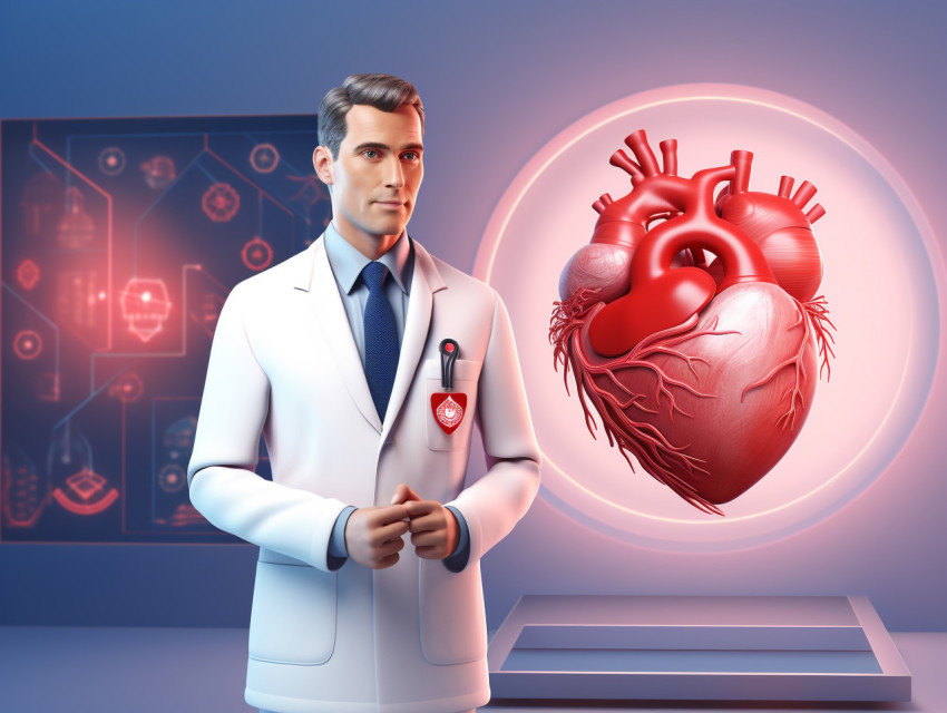 Cardiologist, Health and Medical stock image