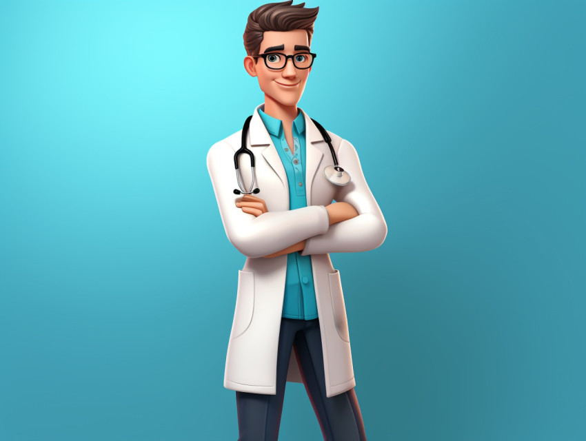 A young doctor, Health and Medical stock image