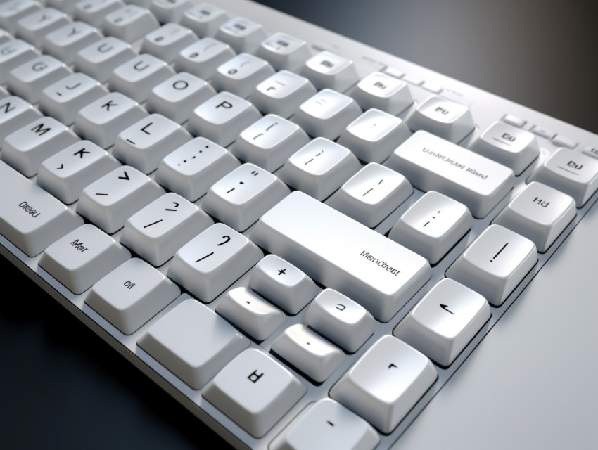 White computer keyboard, seo stock images for marketing campaigns