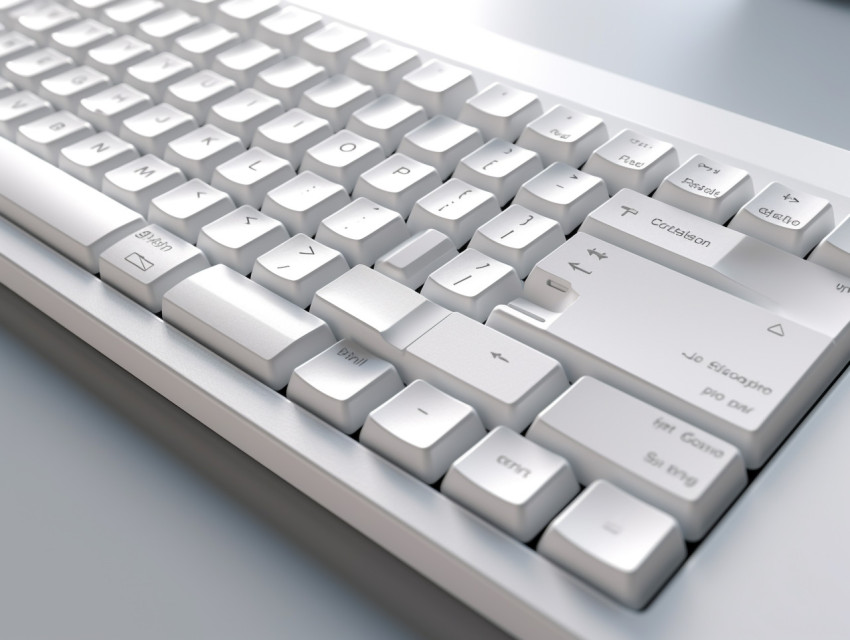 White computer keyboard, seo stock images for marketing campaigns