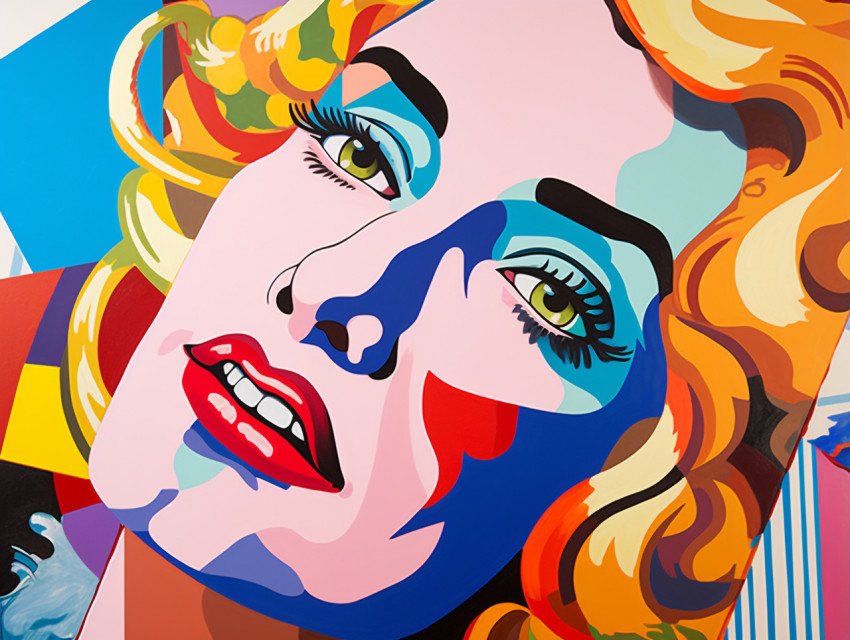 Woman Pop Art Painting
