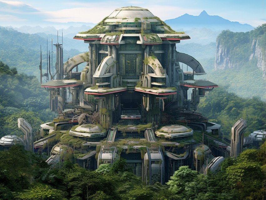 A photo of beautiful arcology building, Arcology Architectural