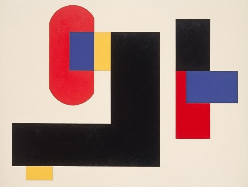 Abstract Suprematism Composition