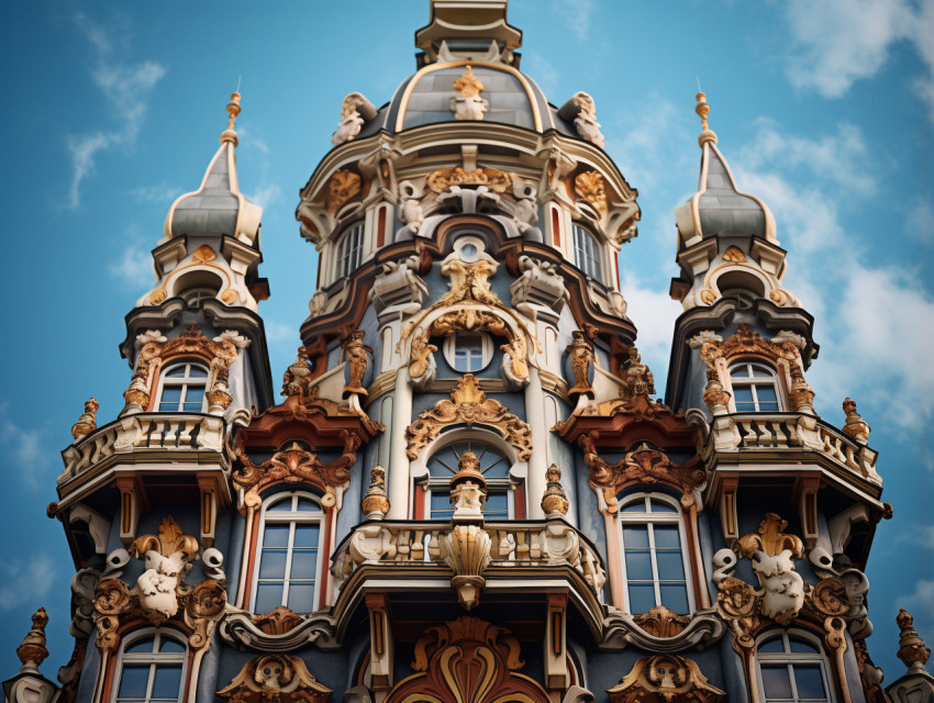 Beautiful baroque facade, Baroque Architecture
