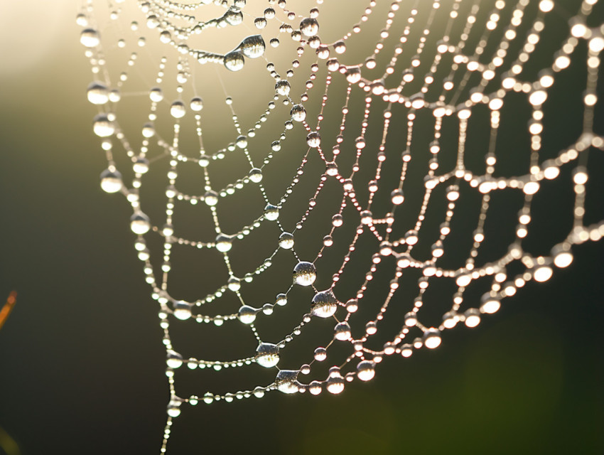 Dewdrop on Spiderweb
