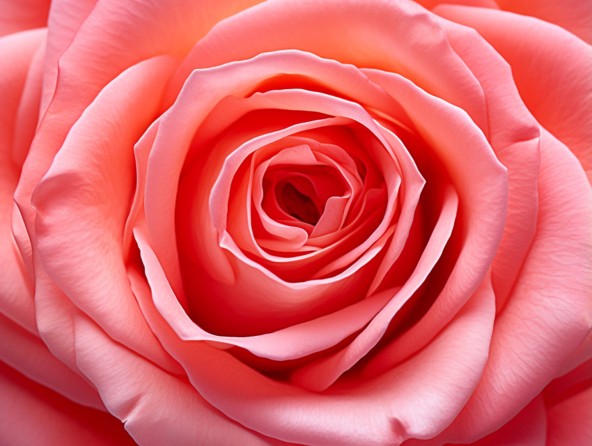 Macro close up of red rose flower