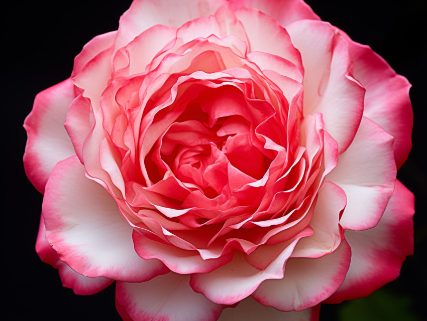 Delicate Red Rose Petals in Detail