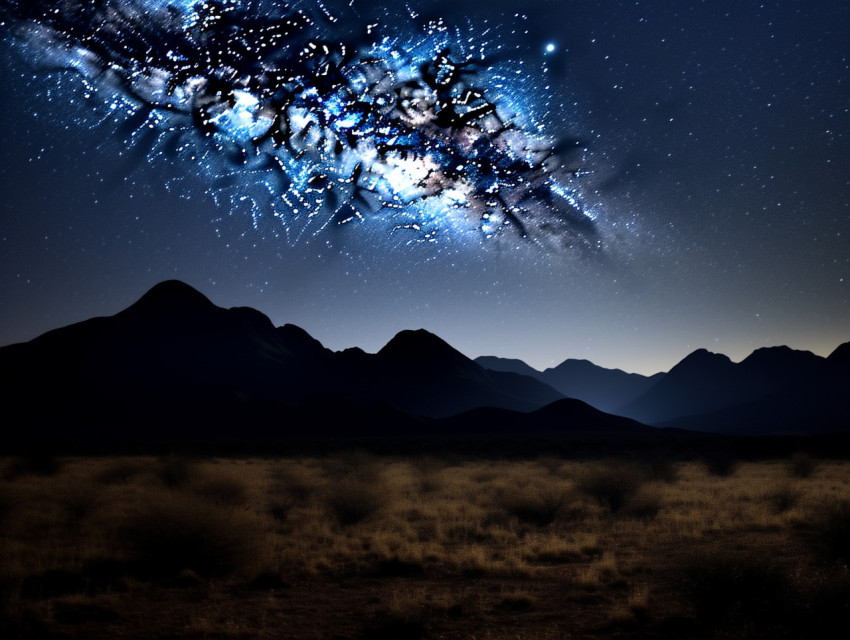 The Milky Way dazzles the night sky
