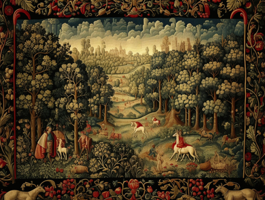 Beautiful Flemish Tapestry