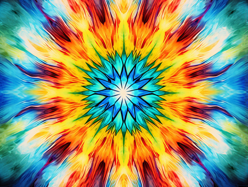 A photo of a tie-dye craft