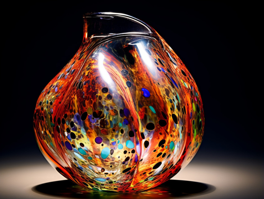 Graal glass bowl