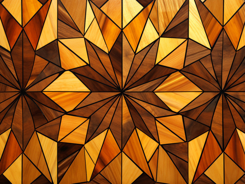 Beautiful marquetry craft