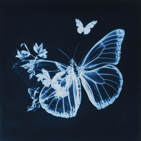 X-ray of a butterflies