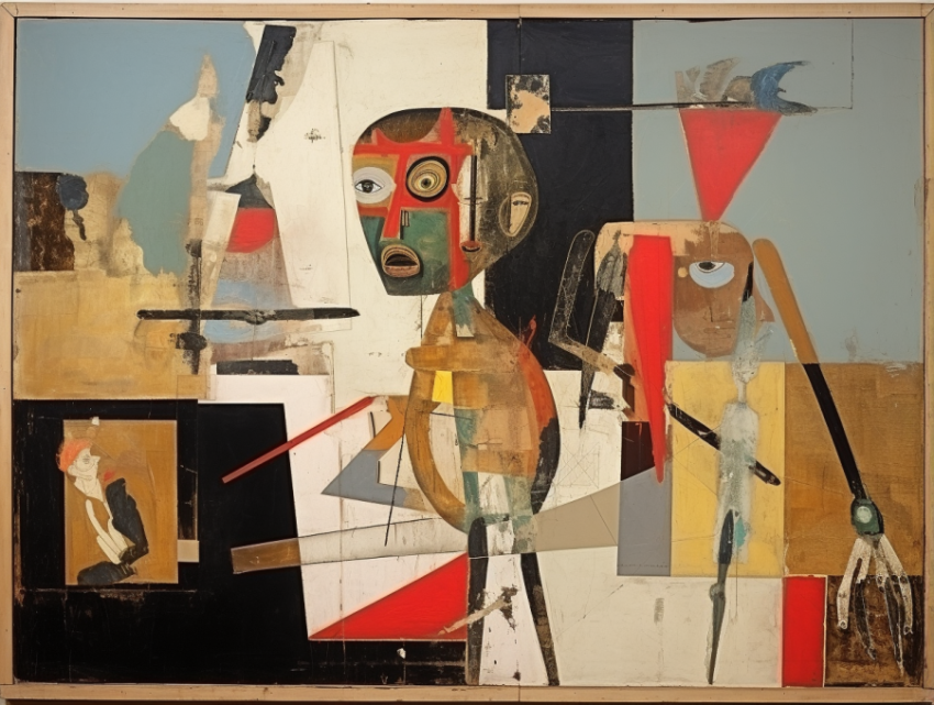 A Dada Movement Art Painting