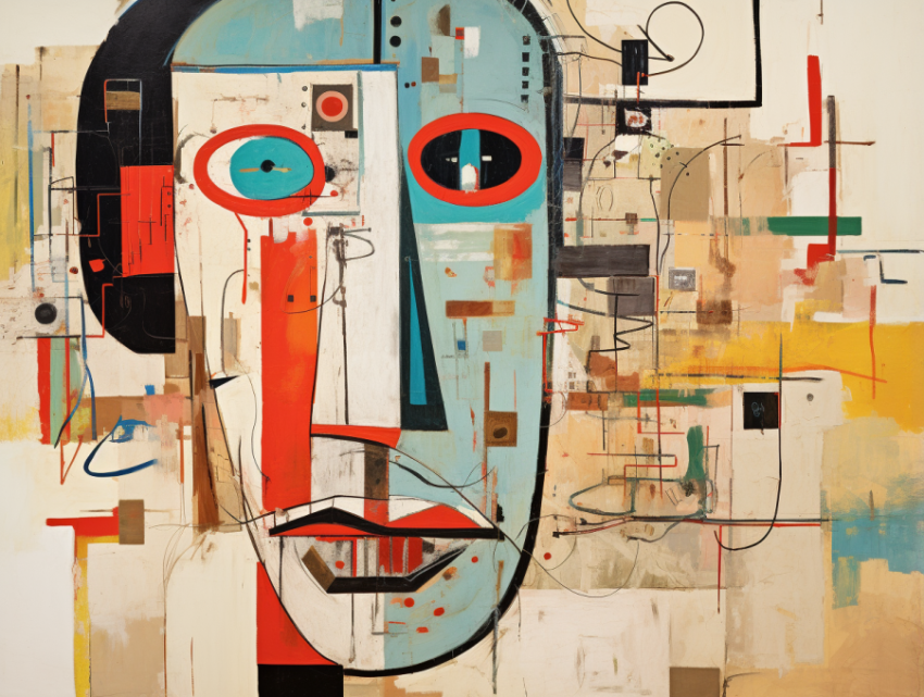 A Dada Movement Art Painting