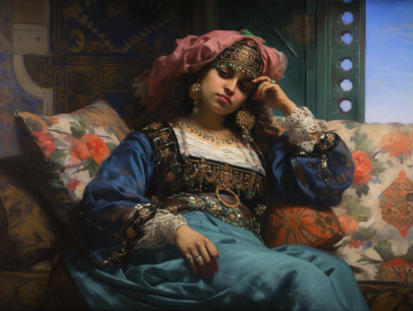 A Orientalism Art Painting