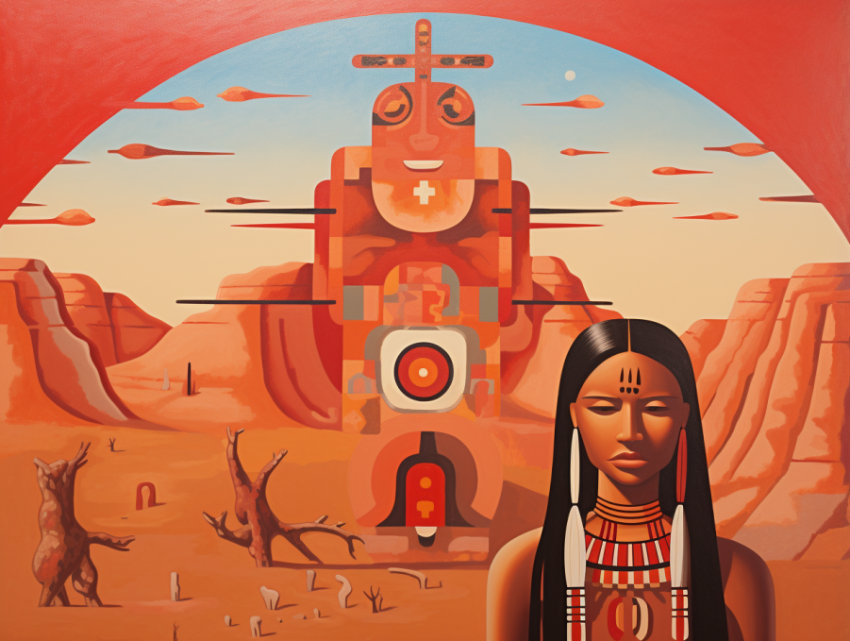 A Hopi Art Painting