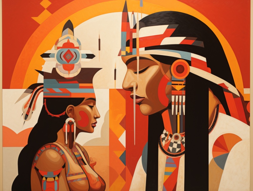 A Hopi Art Painting