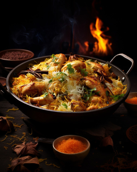 Chicken Biryani, biryani advertisement, biryani stock photo