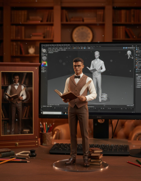 Design Elegant Library Figurines with Google Gemini Prompt Design Elegant Library Figurines with Google Gemini Prompt