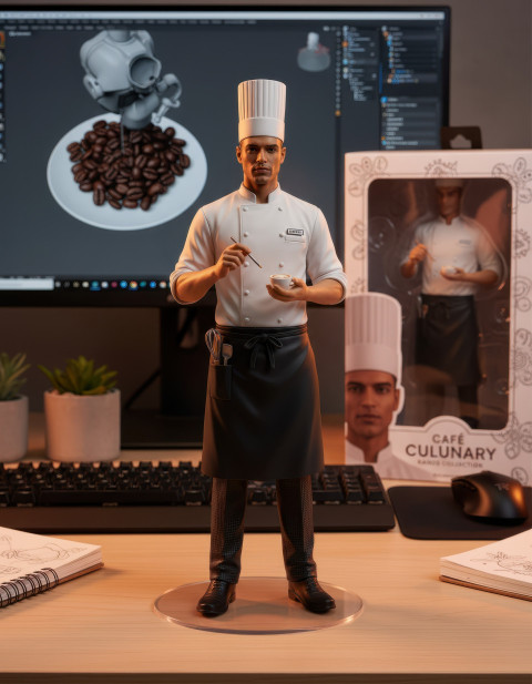 Create Cafe Workspace Figurines with Gemini Prompt Create Cafe Workspace Figurines with Gemini Prompt