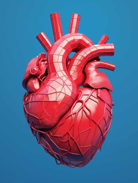 A photo of a vector a human heart, Health and Medical stock image