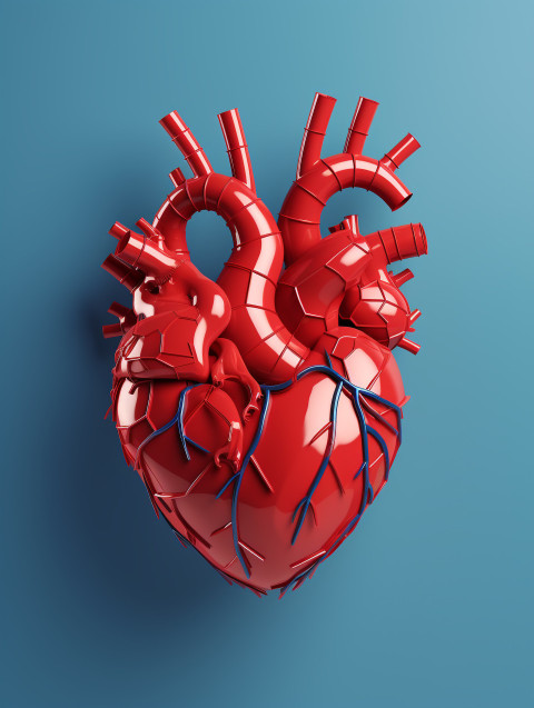 A photo of a vector a human heart, Health and Medical stock image