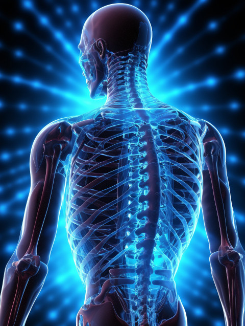 Photo skeleton 3d, Health and Medical stock image