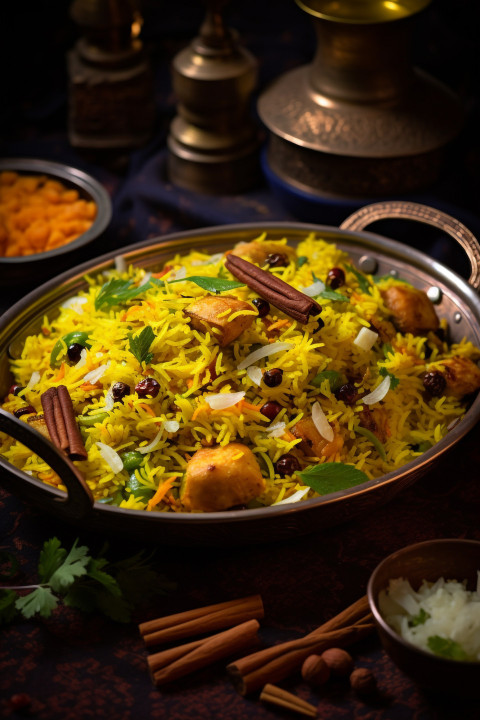 Pakistani Mutton Biryani, biryani advertisement, biryani stock photo