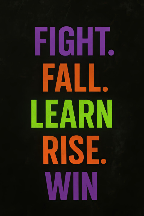 Gritty vertical typography design with dark background Gritty vertical typography design with dark background