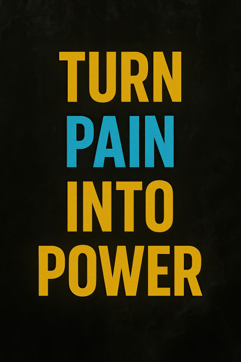 High-contrast vertical poster with golden yellow and black text High-contrast vertical poster with golden yellow and black text
