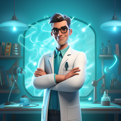 3d doctor, Health and Medical stock image