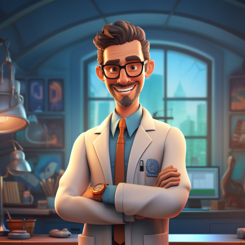 3d doctor, Health and Medical stock image